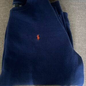 Big and tall Polo by Ralph Lauren Blue Crewneck Sweater 2XLT